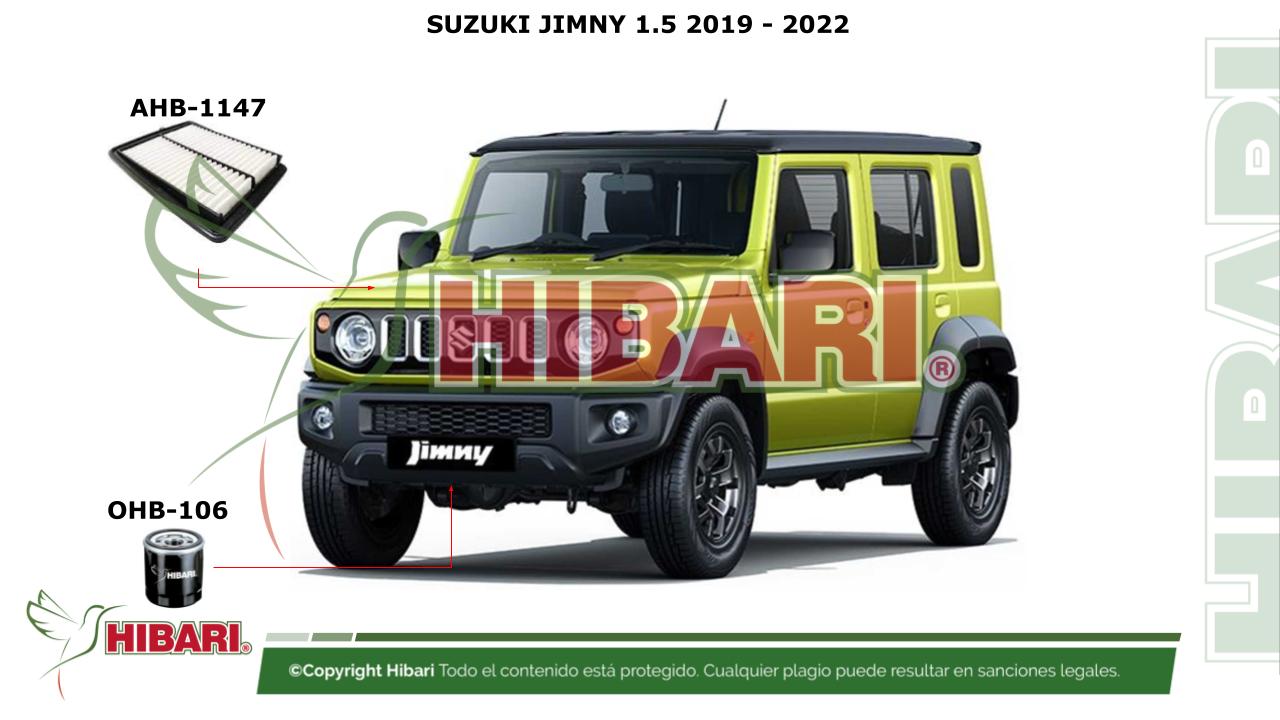 Lee más sobre el artículo SUZUKI JIMNY 1.5 2019 – 2022